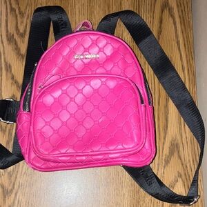 Steve Madden Fuchsia Quilted Backpack